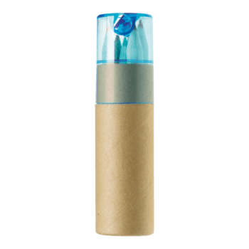 Cawood Coloured Pencil Tube with Sharpener