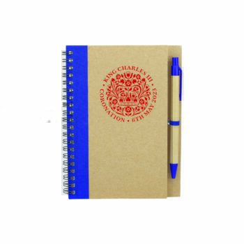 Official Coronation Recycled Spiral Notebook and Pen
