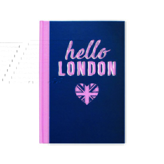 Hello London Two Tone Notebook A5