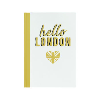Hello London Two Tone Notebook A5