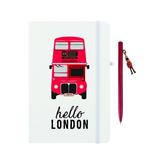 Hello London Warwick Notebook A5