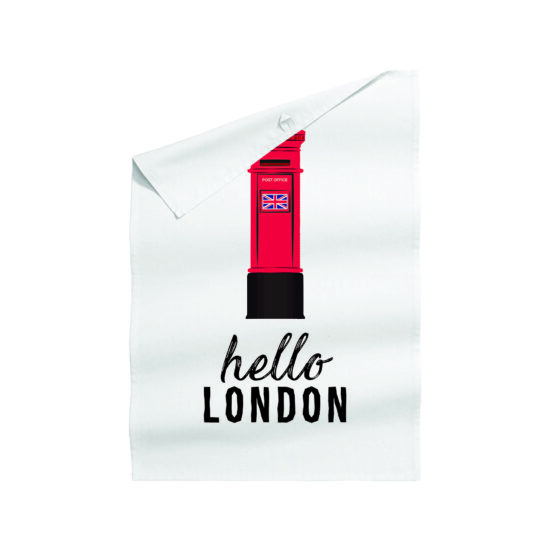 Hello London Tea Towel
