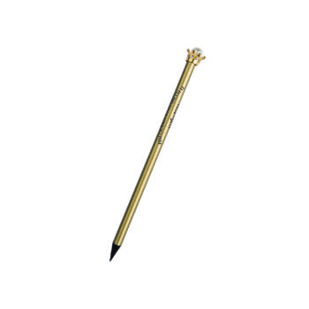 QEII Commemorative Crown & Pearl Pencil - Gold