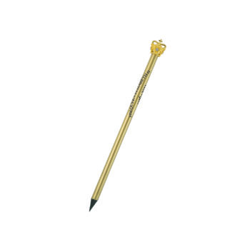 QEII Commemorative Ornate King Crown Pencil - Gold