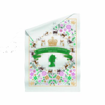QEII Commemorative Tea Towel