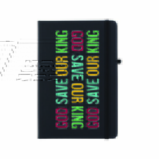 Modern Coronation A5 York Notebook - Black