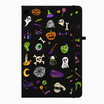 Halloween Pattern Notebook