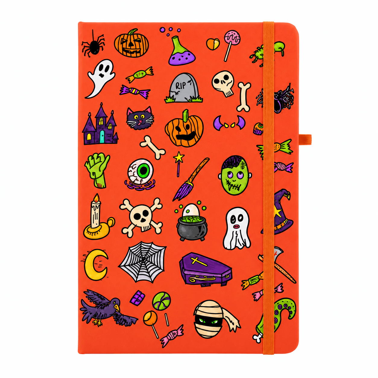 Halloween Pattern Notebook