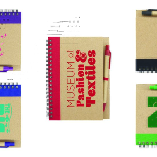 Recycled Spiral Notebook and Pen