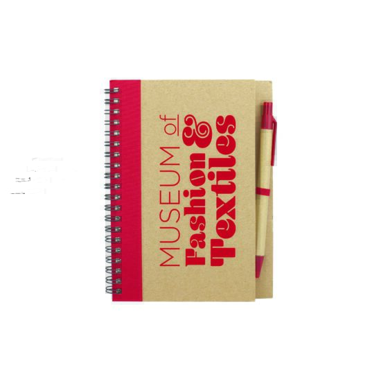 Recycled Spiral Notebook and Pen