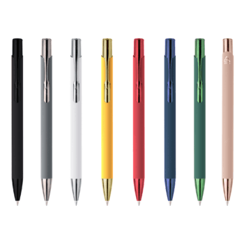 Recycled Aluminium Rubberized Pen