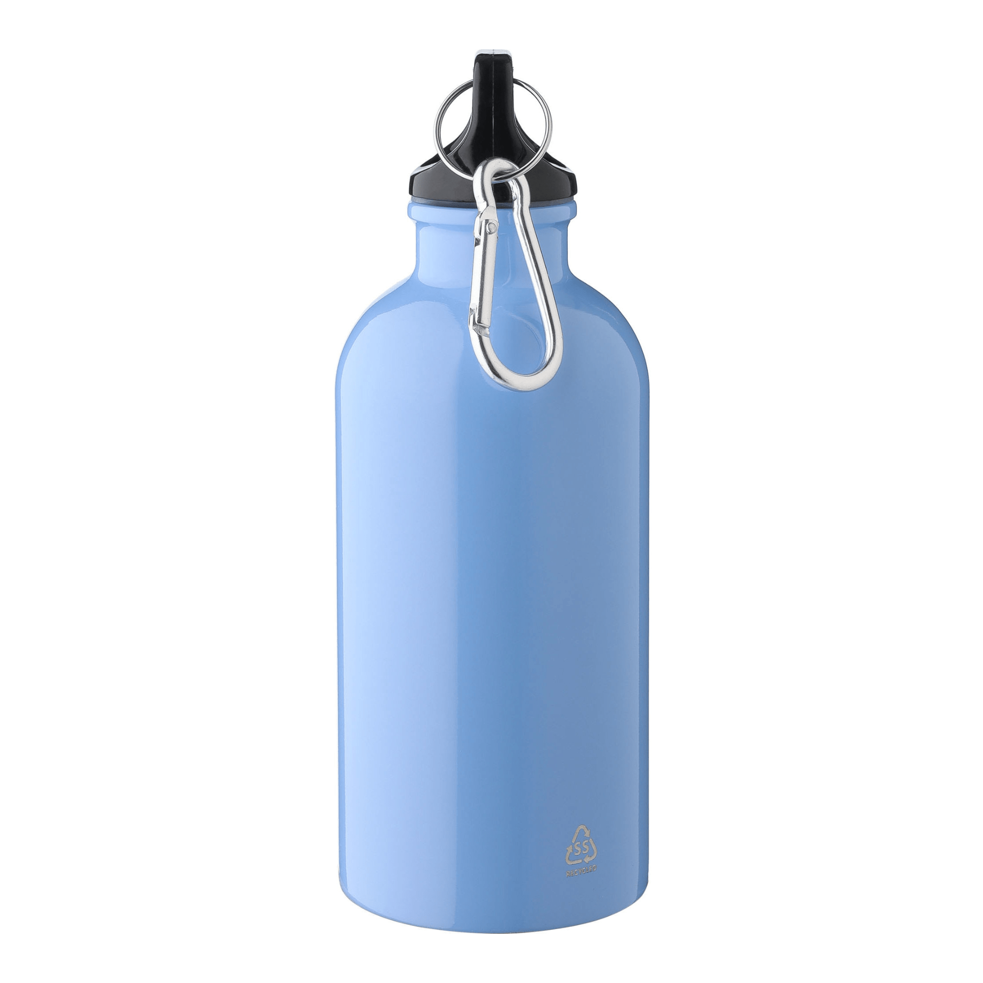 Recycled Steel Bottle with Carabiner