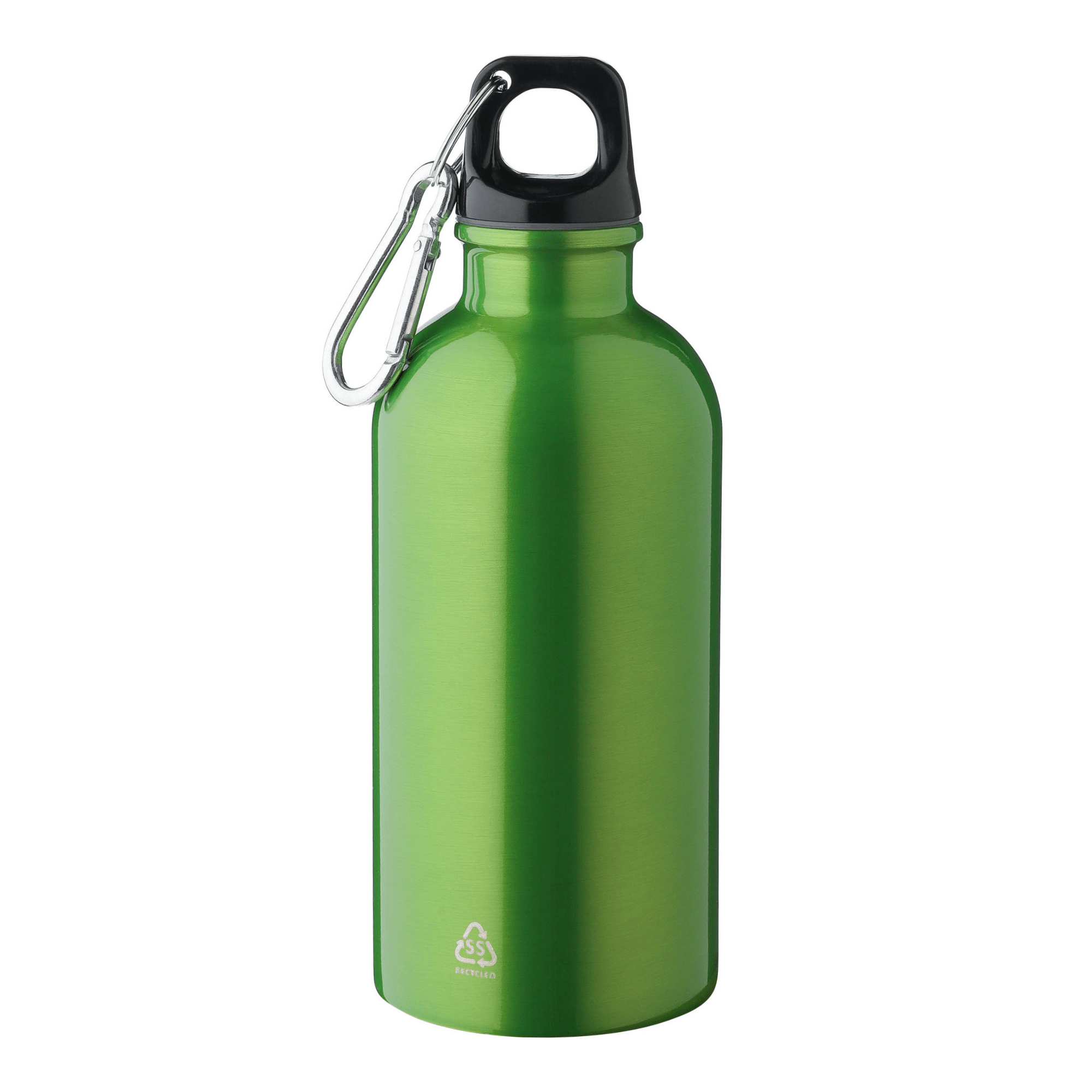 Recycled Steel Bottle with Carabiner