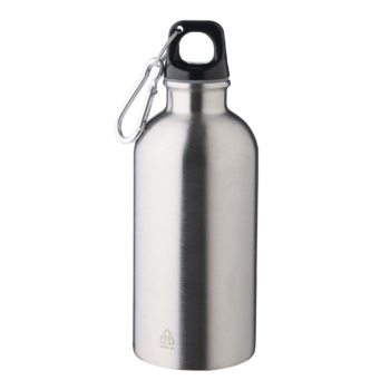 Recycled Steel Bottle with Carabiner