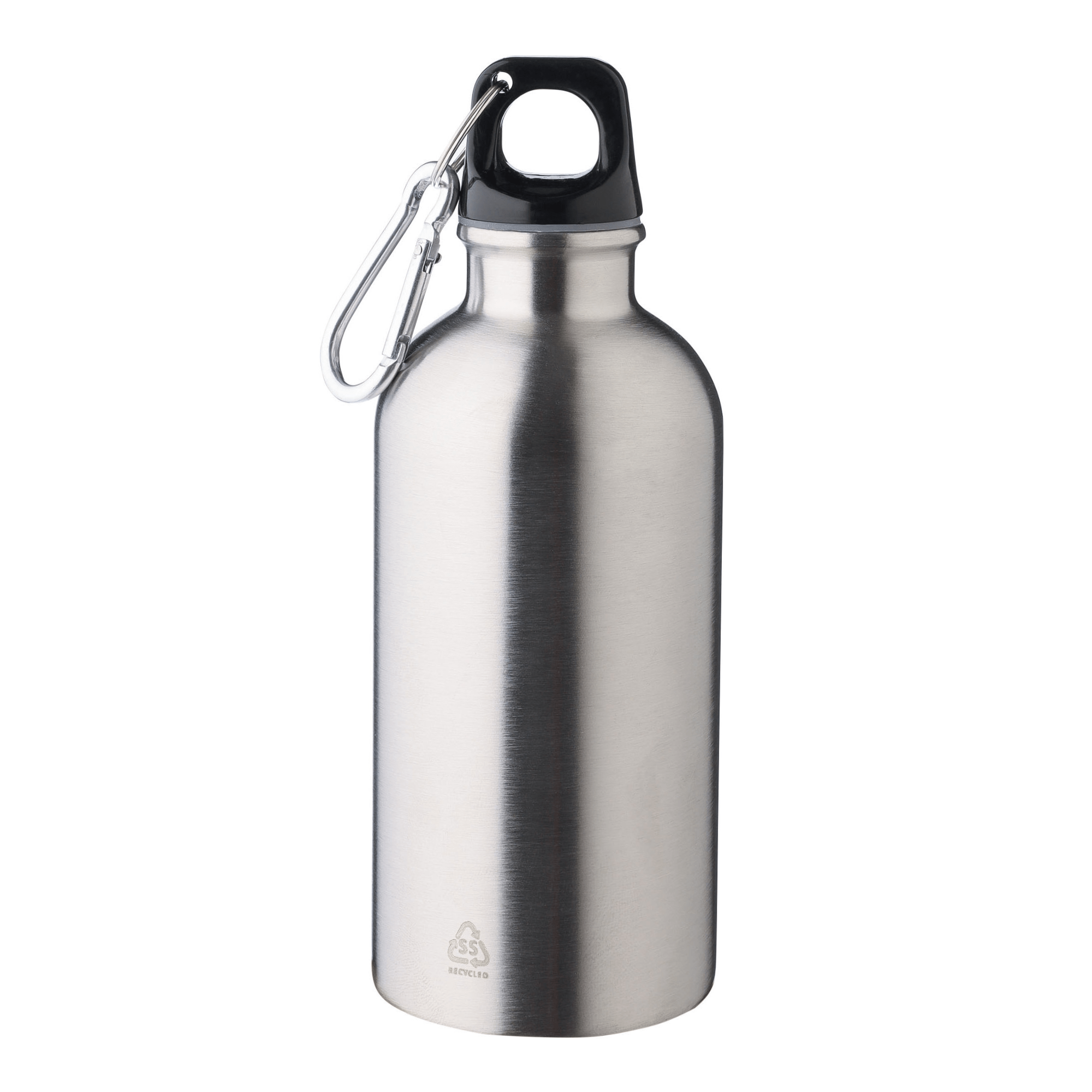 Recycled Steel Bottle with Carabiner
