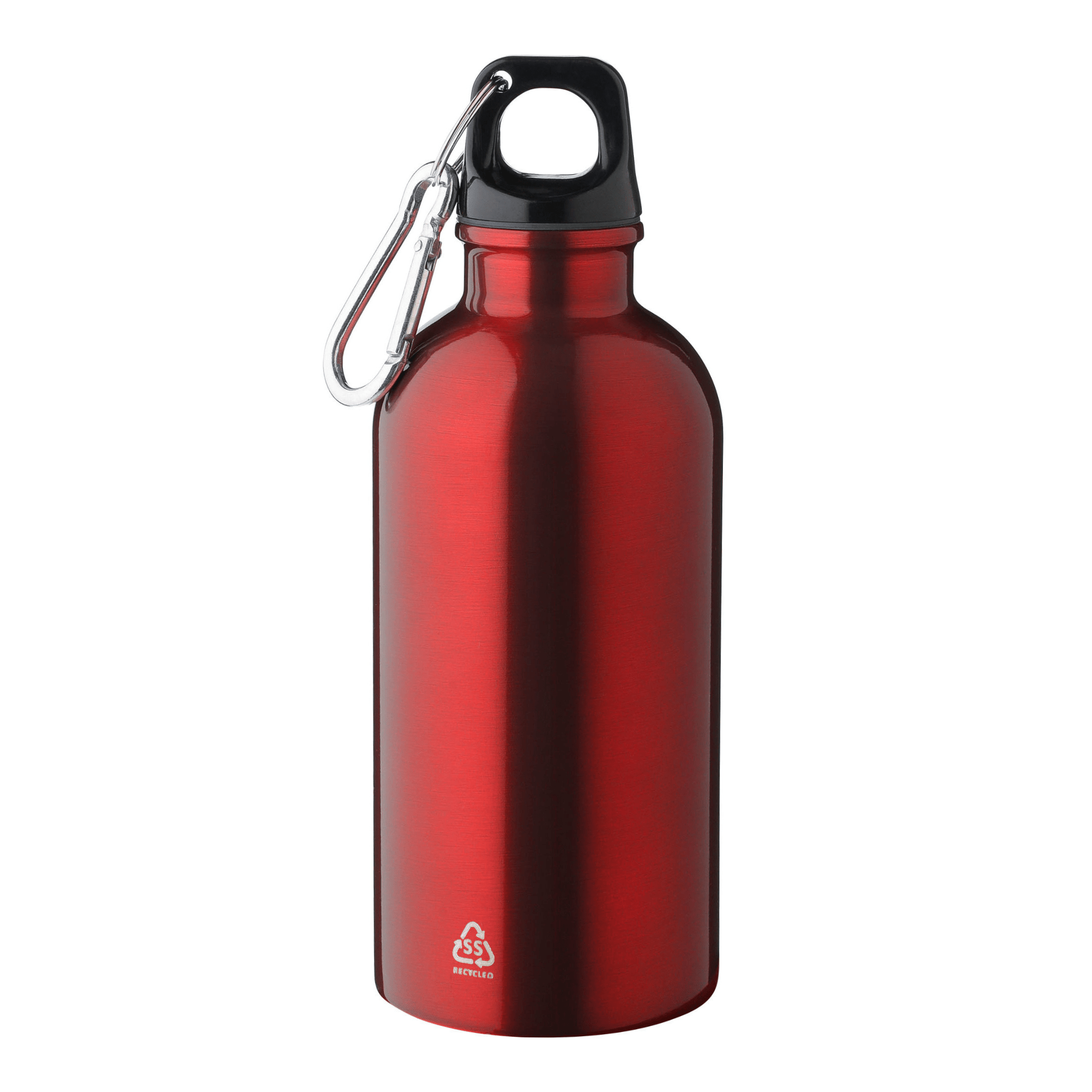 Recycled Steel Bottle with Carabiner