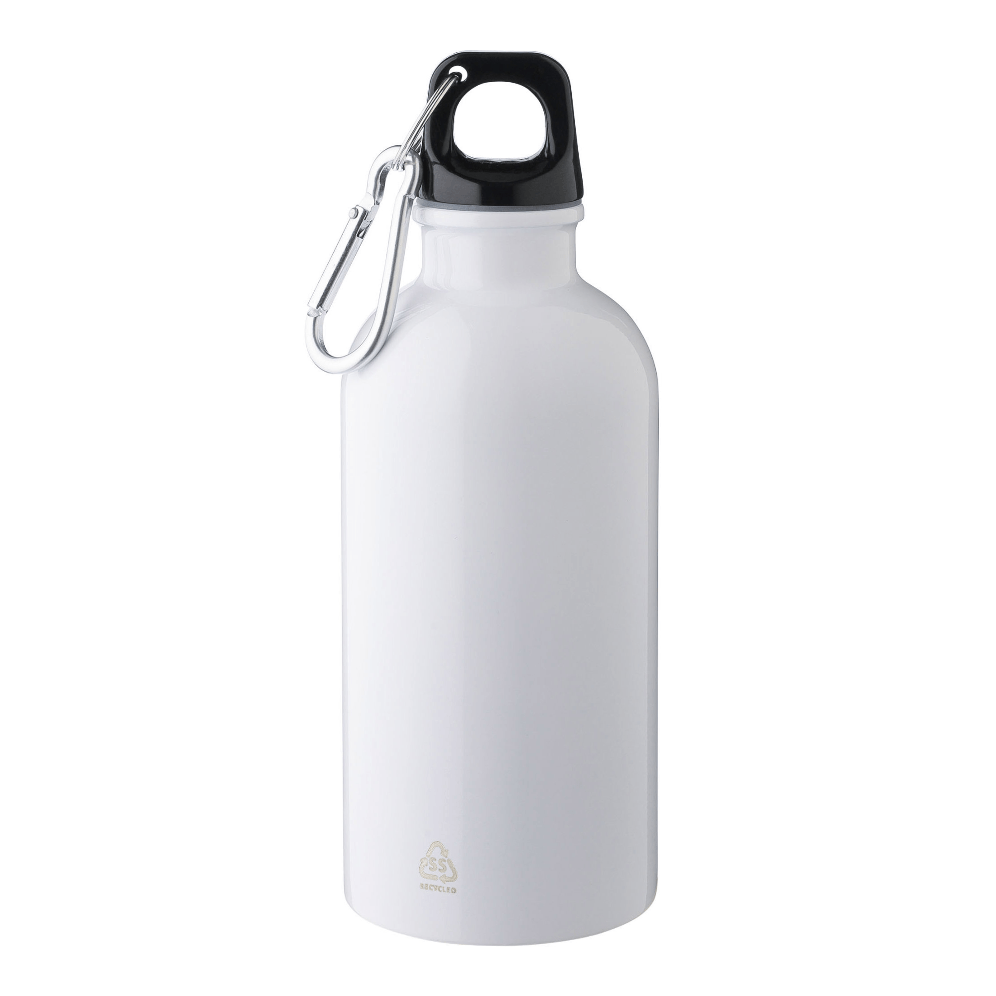 Recycled Steel Bottle with Carabiner