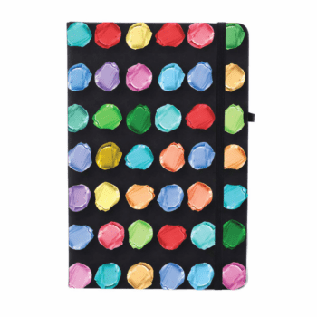 Painted Polka Dot A5 Notebook