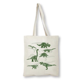 Dinosaur Portobello Tote - Natural