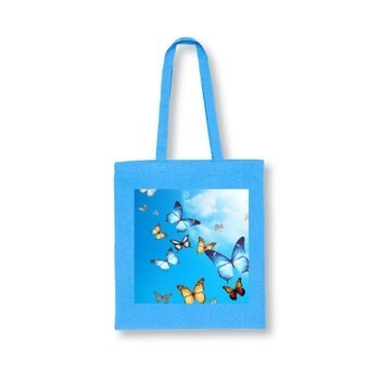 Native Nature Butterflies Portobello Tote