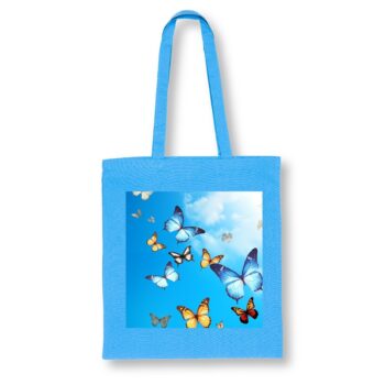 Native Nature Butterflies Portobello Tote