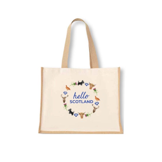 Hello Scotland Melbourne Canvas/Jute