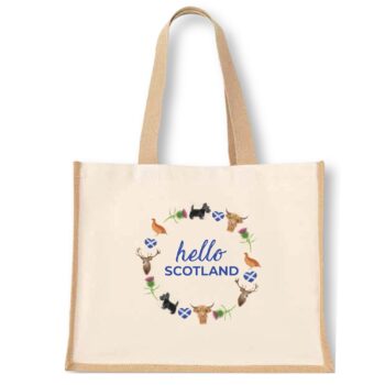 Hello Scotland Melbourne Canvas/Jute