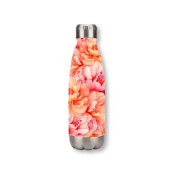 Floral Hampton Bottle - Silver