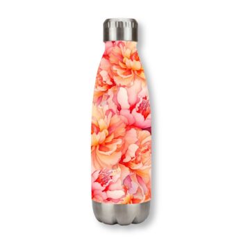 Floral Hampton Bottle - Silver