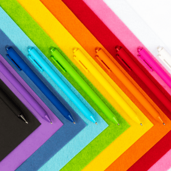 Souvenir Stationery Bespoke Rainbow Multicolour Pens